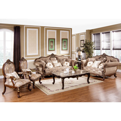 BestMasterFurniture Traditional 3 Piece Living R..