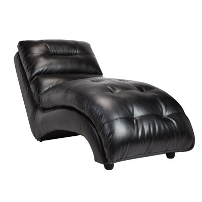 BestMasterFurniture Leather Chaise Lounge