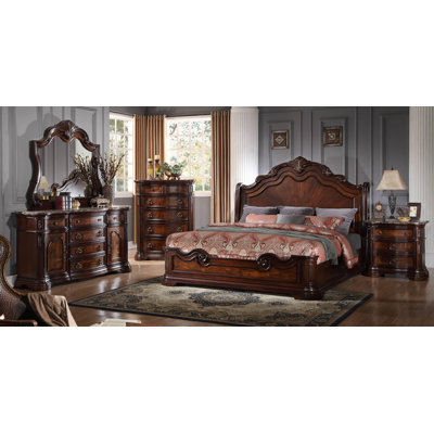 BestMasterFurniture Panel 5 Piece Bedroom Set