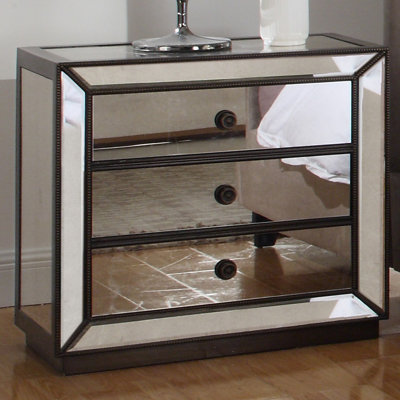BestMasterFurniture 3 Drawer Nightstand