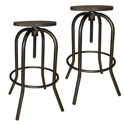 !nspire Adjustable Height Swivel Bar Stool (Set of 2)