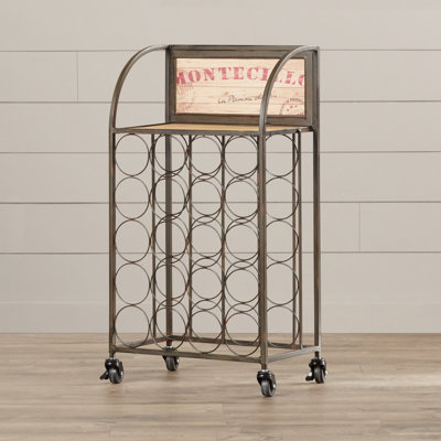 Lark Manor Goulette 20 Bottle Floor Wine Rack
