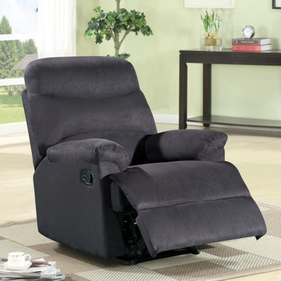 Container Contemporary Microfiber Recliner