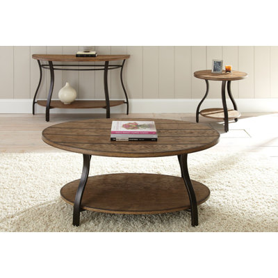 August Grove 3 Piece Coffee Table Set