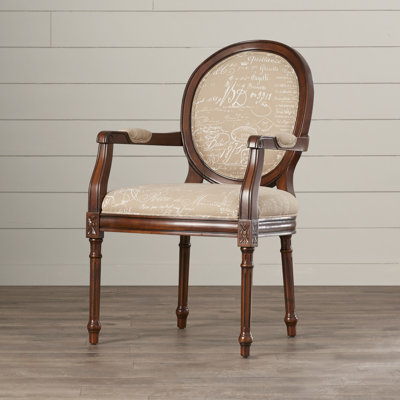 One Allium Way Buena Vista Fabric Arm Chair