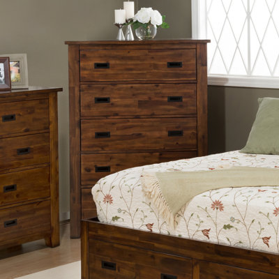 Loon Peak Oilton 5 Drawer Media Chest