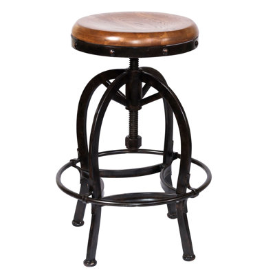 Loon Peak Arhavi Adjustable Height Bar Stool