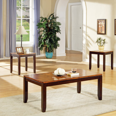 Loon Peak Frazer 3 Piece Coffee Table ..