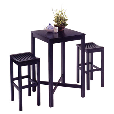 Loon Peak Greenwood 3 Piece Pub Table Set