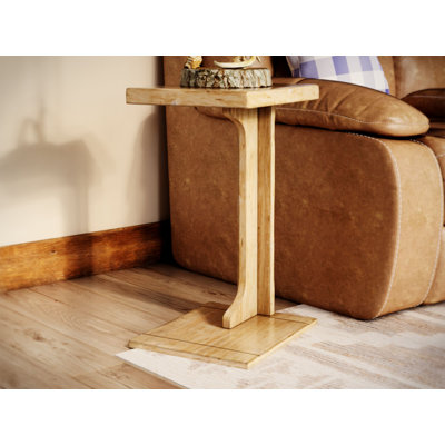 Loon Peak Bark Ranch End Table