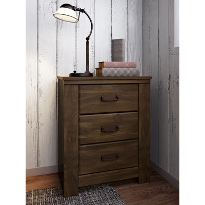 Loon Peak Flattop 2 Drawer Nightstand