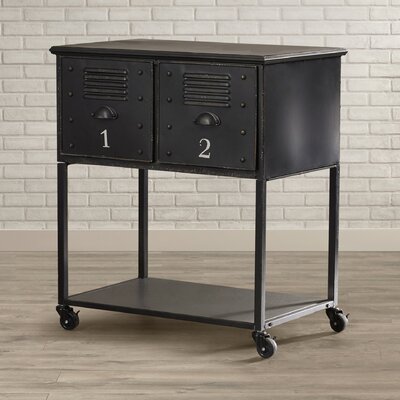Trent Austin Design Alastor Rolling Cart Table With 2 Drawers TADN1672 