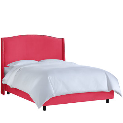 House of Hampton Wooler Upholstered Panel Bed