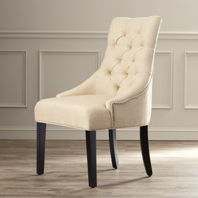 House of Hampton Jodie Tufted Nailhead Parsons C..