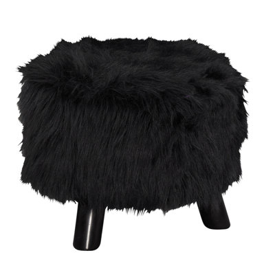 House of Hampton Lana Flokati Ottoman