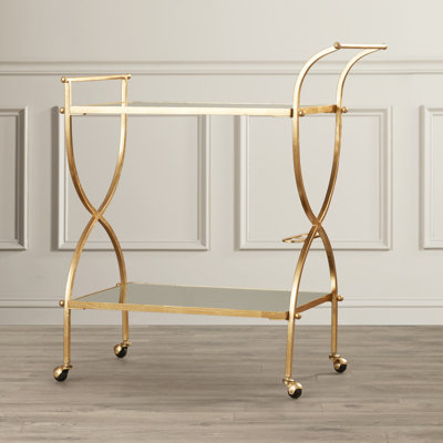 House of Hampton Lucretius Bar Serving Cart