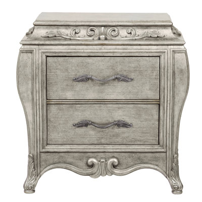 House of Hampton Holmes 2 Drawer Nightstand