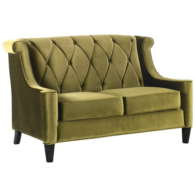House of Hampton Winslet Velvet Loveseat