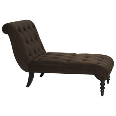 House of Hampton Feldman Velvet Chaise Lounge