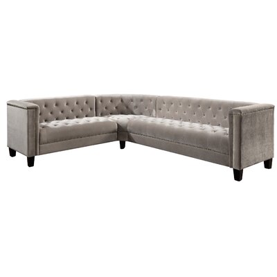 Dowe Tufted Velvet Sectional Sofa