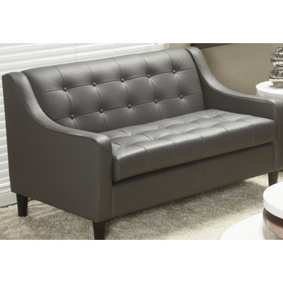 Lind Furniture Cameo Collection Leather Loveseat