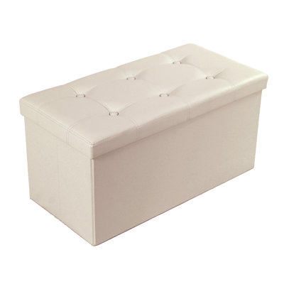 Songmics Folding Storage Ottoman