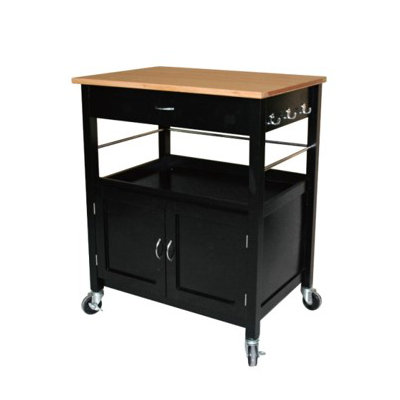 eHemco Kitchen Island Cart with Natural Butcher ..
