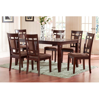 Roundhill Furniture Inworld 7 Piece Dining Set