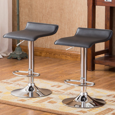 Roundhill Furniture Adjustable Height Swivel Bar..