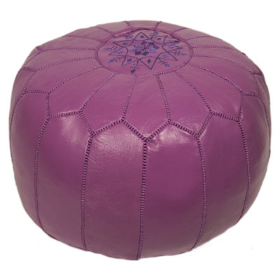 Bungalow Rose Boukhari Embroidered Pouf Ottoman