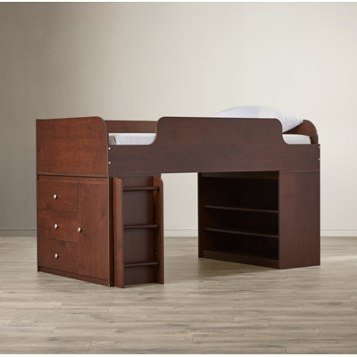 Viv + Rae June Panel Bed with Bookcase and Stora..