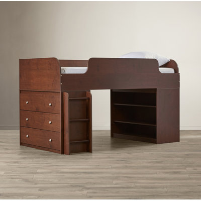 Viv + Rae June Panel Bed with Ladder and Dresser