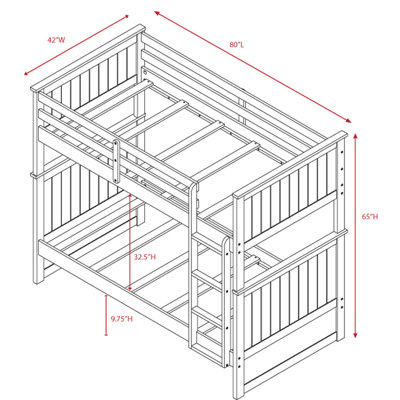 Viv + Rae Leann Twin Bunk Bed