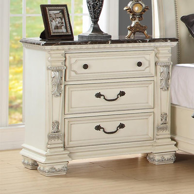 Fairfax Home Collections Alexandra 3 Drawer Nigh..