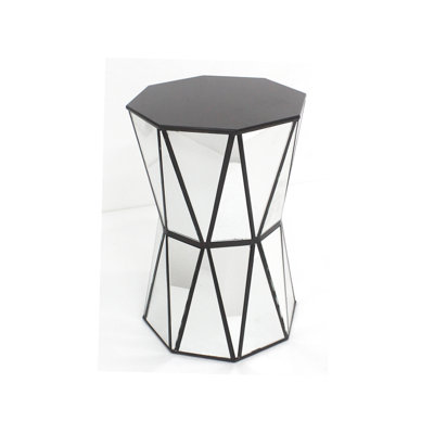 Zuhaus Tricia Mirrored End Table