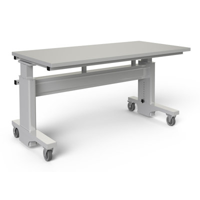 BOSTONtec Manual Height Adjustable Workstation