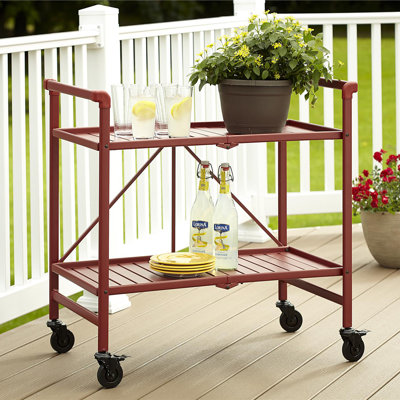 Breakwater Bay East Blue Hill Serving Cart