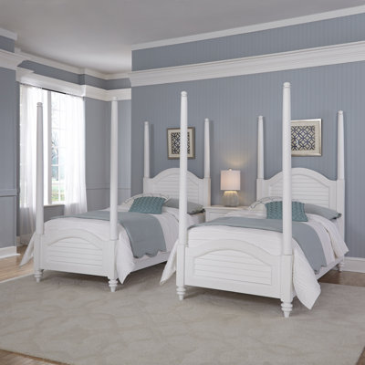 Breakwater Bay Kenduskeag Twin Four Poster Bed