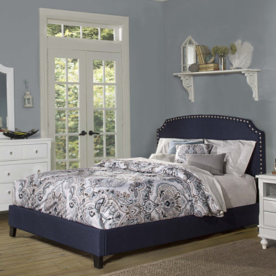 Breakwater Bay Stewart Upholstered Panel Bed