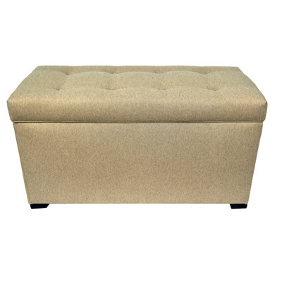 MJL Furniture Allure Upholstered Storage Bedroom Bench