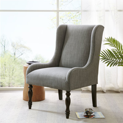 Alcott Hill Kenmar Turned Leg Wingback Chair