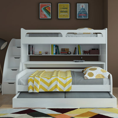 Multimo Multimo Twin Bunk Bed with Trundle