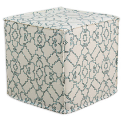 Brite Ideas Living Windsor Seamed Cube Ottoman
