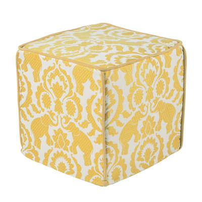 Brite Ideas Living Babar Topaz Corded Foam Ottoman