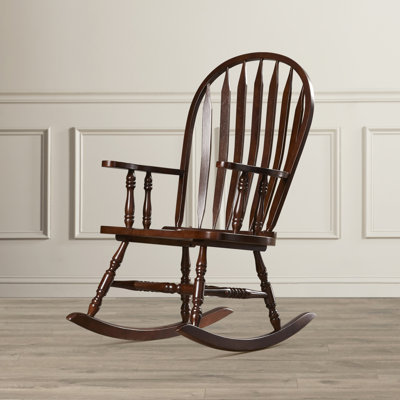 Rosalind Wheeler Dollison Rocking Chair with Arms