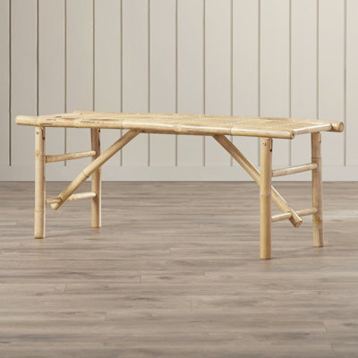 Bay Isle Home Porter Wood Folding Bench