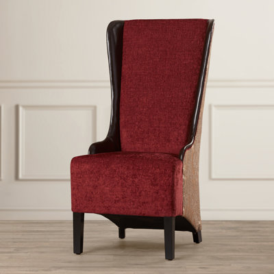 World Menagerie Riyad High Back Fabric Arm Chair