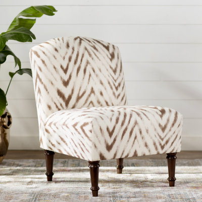 World Menagerie Situ Animal Print Slipper Chair