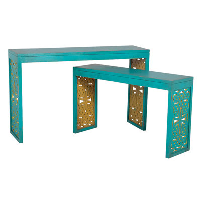 Mercer41 Ampthill 2 Piece Console Table Set