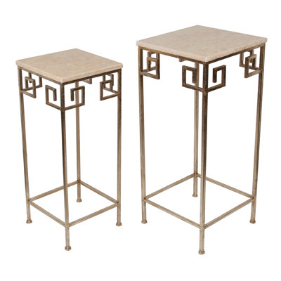 Mercer41 Calonne 2 Piece Marble Nestin..